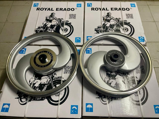 Royal Erado s alloy wheel 2 spoke 2s design for Classic single disc and Standard 500cc