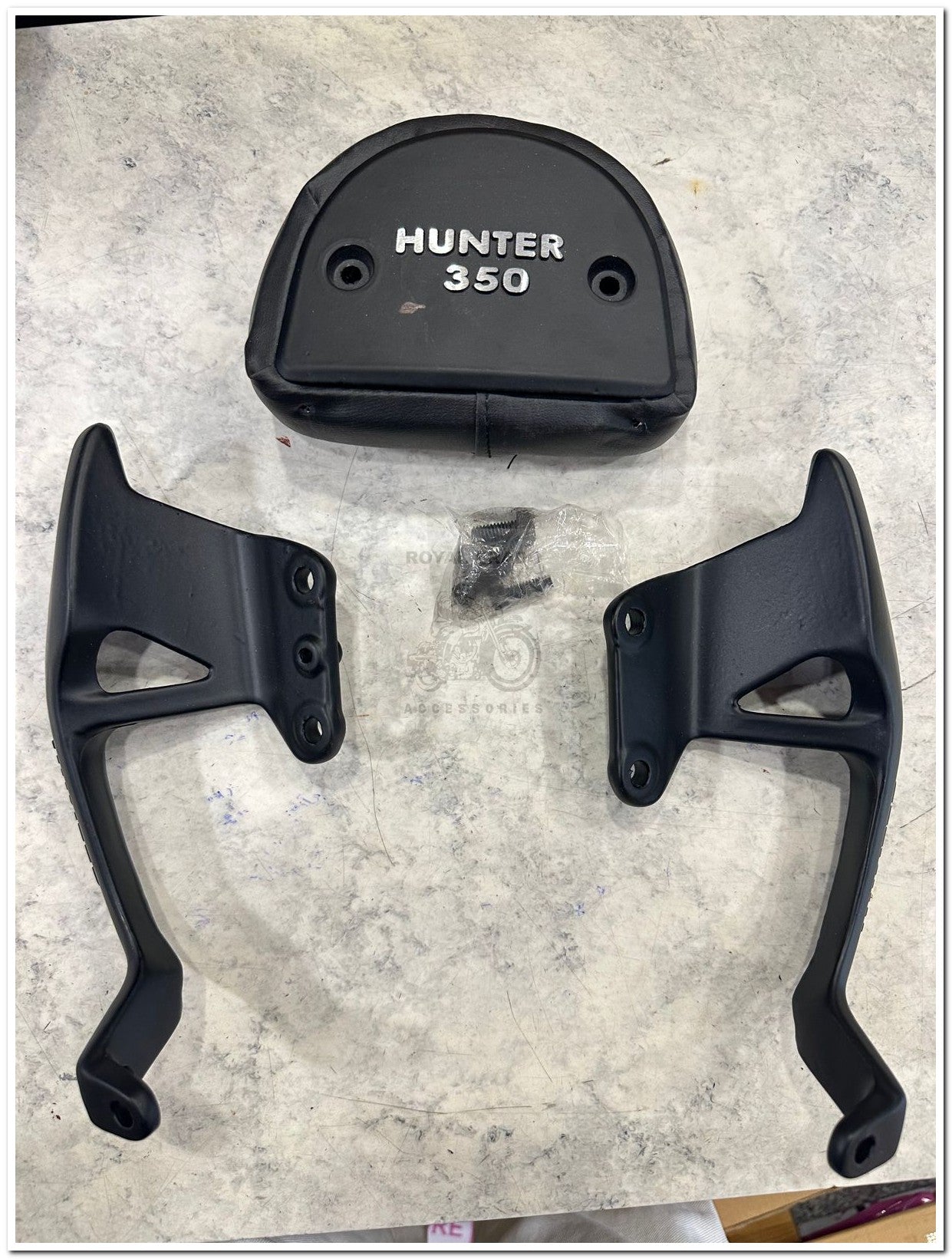 Royal enfield hunter 350 backrest