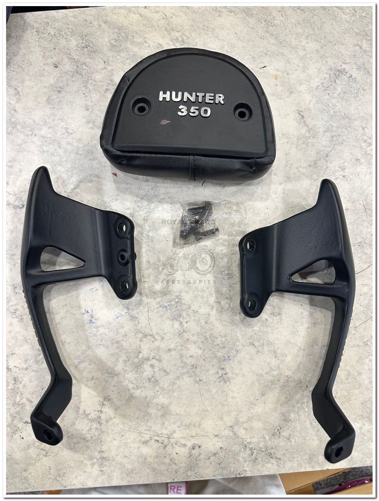 Royal enfield hunter 350 backrest