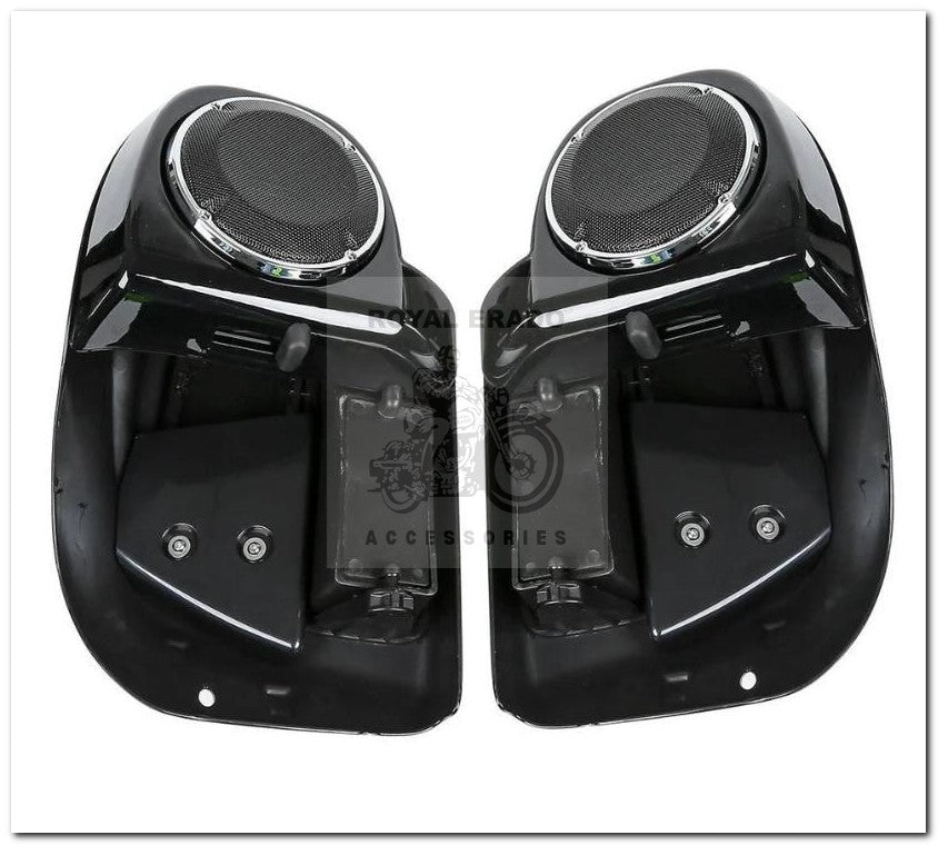 Harley Davidson super meteor 660 sm 650 meteor 350 lower fairing for leg guard with indicator and parking light and speaker slot fit to harley 883 harley street 750 harley fat boy harley rod street glide  Avenger Jawa