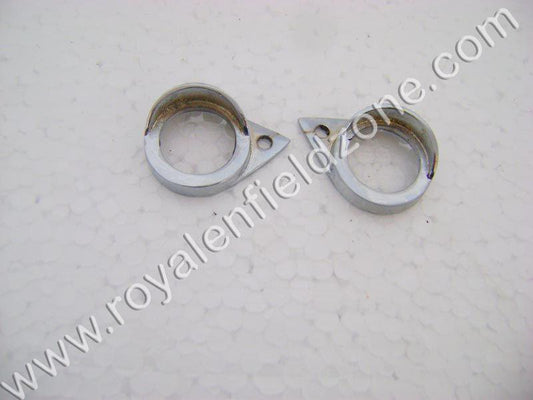 Royal enfield chrome parking light cover parking ring with shade peak