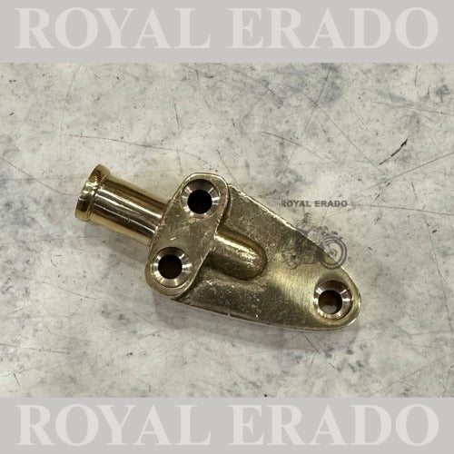 Customised Brass Breather Pipe Holder Compatible with Old Model Bullet Motorcycle