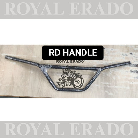Royal Enfield Classic Electra Standard RD350 handle bar with rod in black most comfortable handle bar