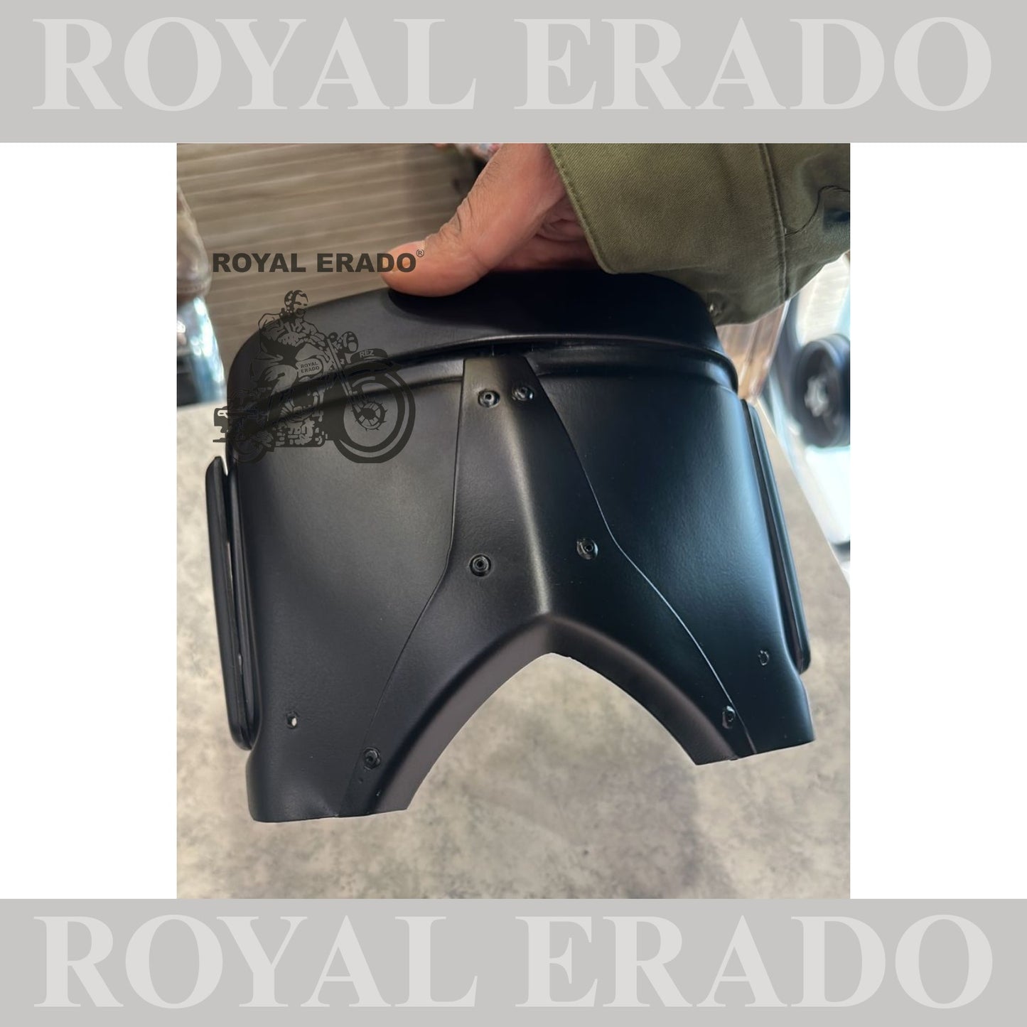 HEAD LIGHT MASK FOR ROYAL ENFIELD OLD CLASSIC , ELECTRA AND STANDARD