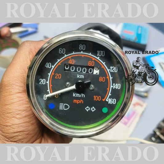 160 speedo meter black speedometer  for royal enfield  electra standard