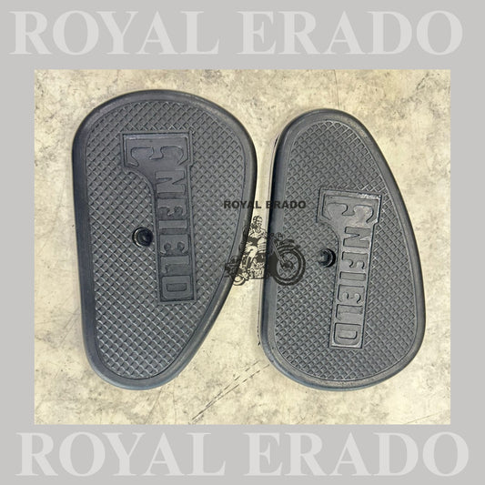 Knee pad for fuel tank vintage model royal enfield g2 standard with enfield written export quality.