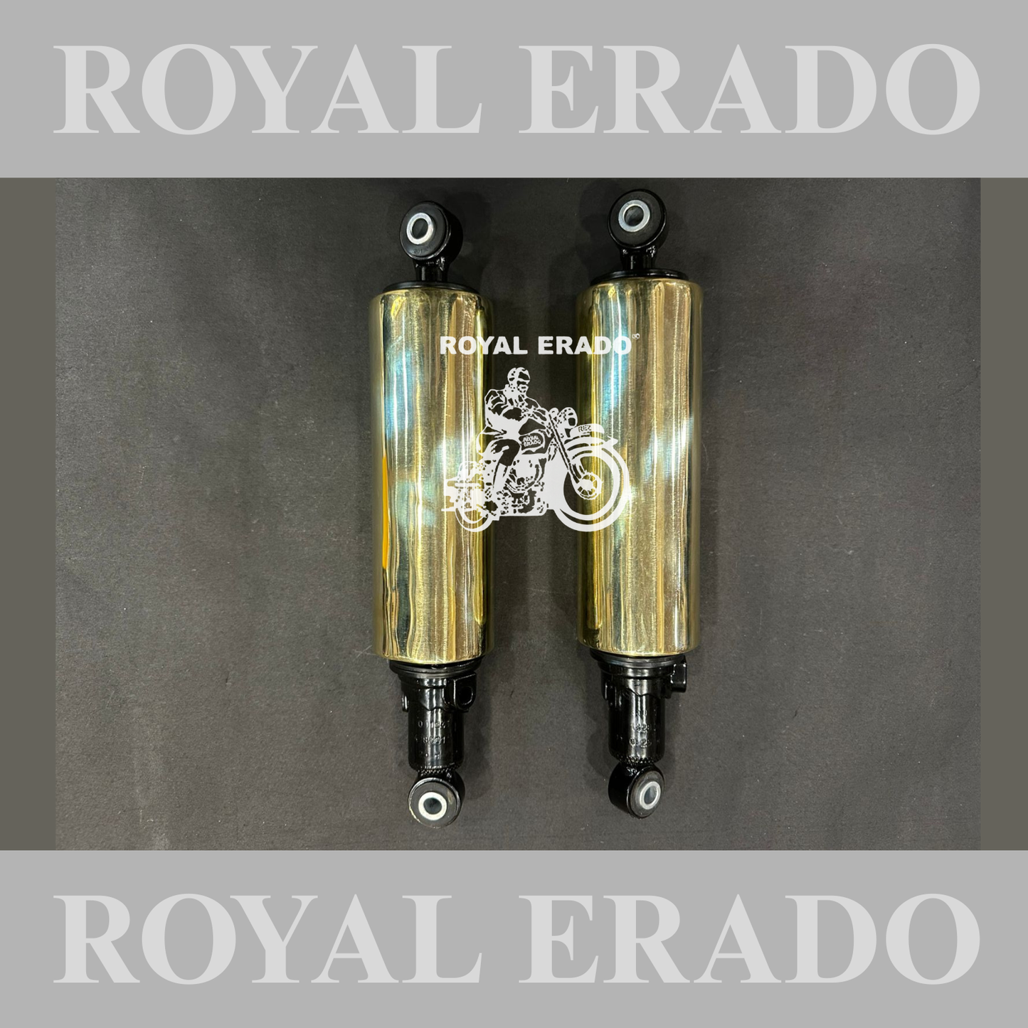 Royal Enfield vintage g2 1962 old model style shocker with brass cover for Standard 350 Bullet Electra.