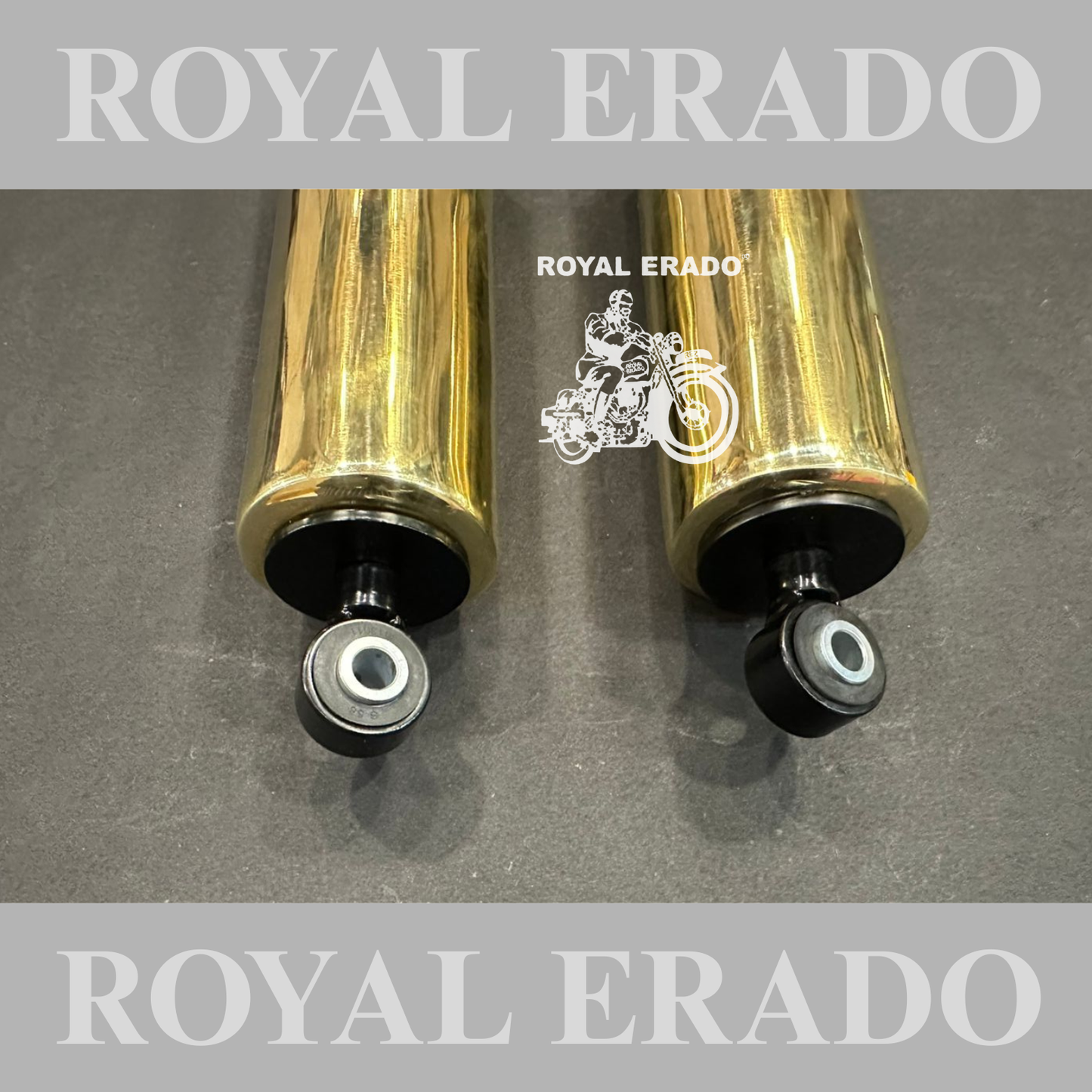 Royal Enfield vintage g2 1962 old model style shocker with brass cover for Standard 350 Bullet Electra.