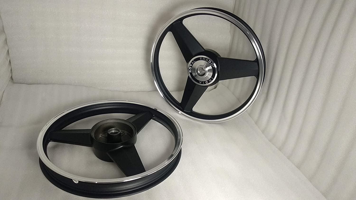 ROYAL ERADO Diamond black Alloy Wheel SPLENDOR N SPLENDOR PLUS N SPLEN ...