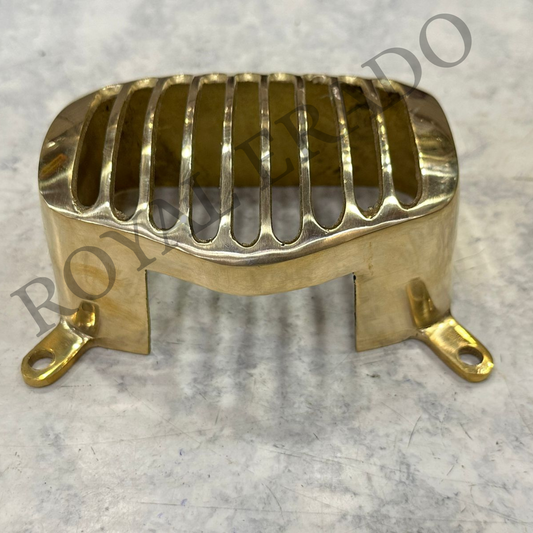 Rear tail light in brass for old and new standard battalion Royal Enfield.