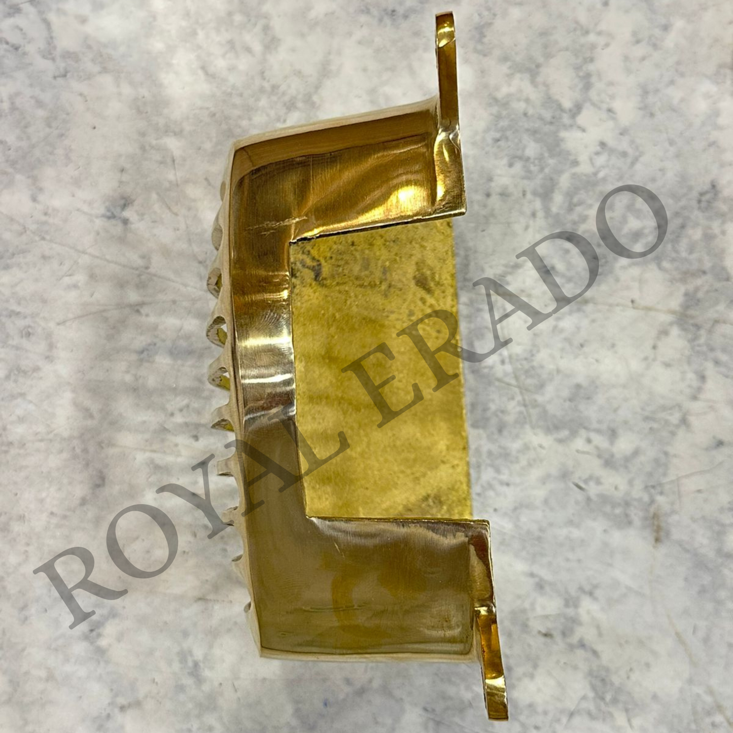 Rear tail light in brass for old and new standard battalion Royal Enfield.